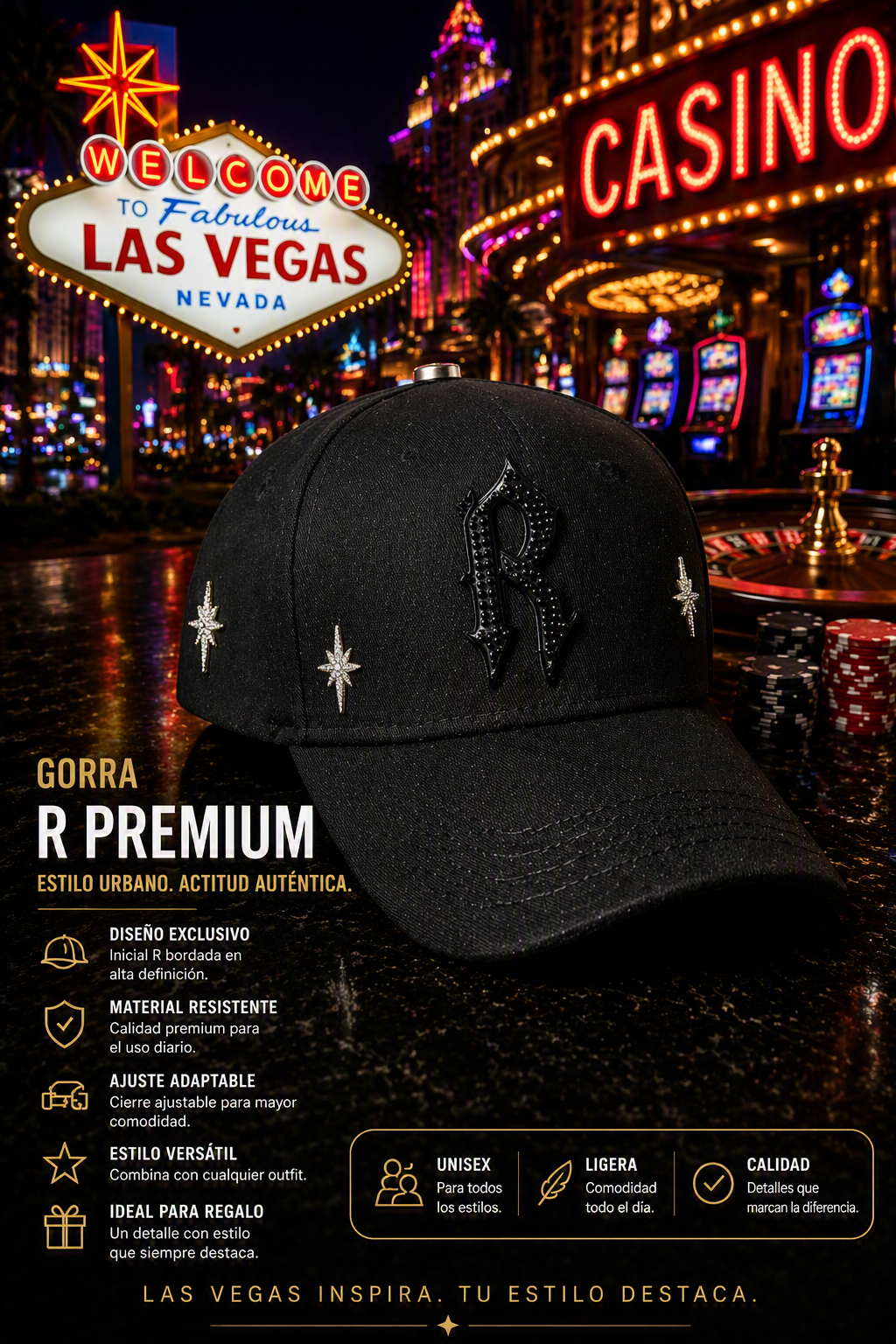 Luxury / Premium
GORRA BLACK ROYAL - EDICIÓN R