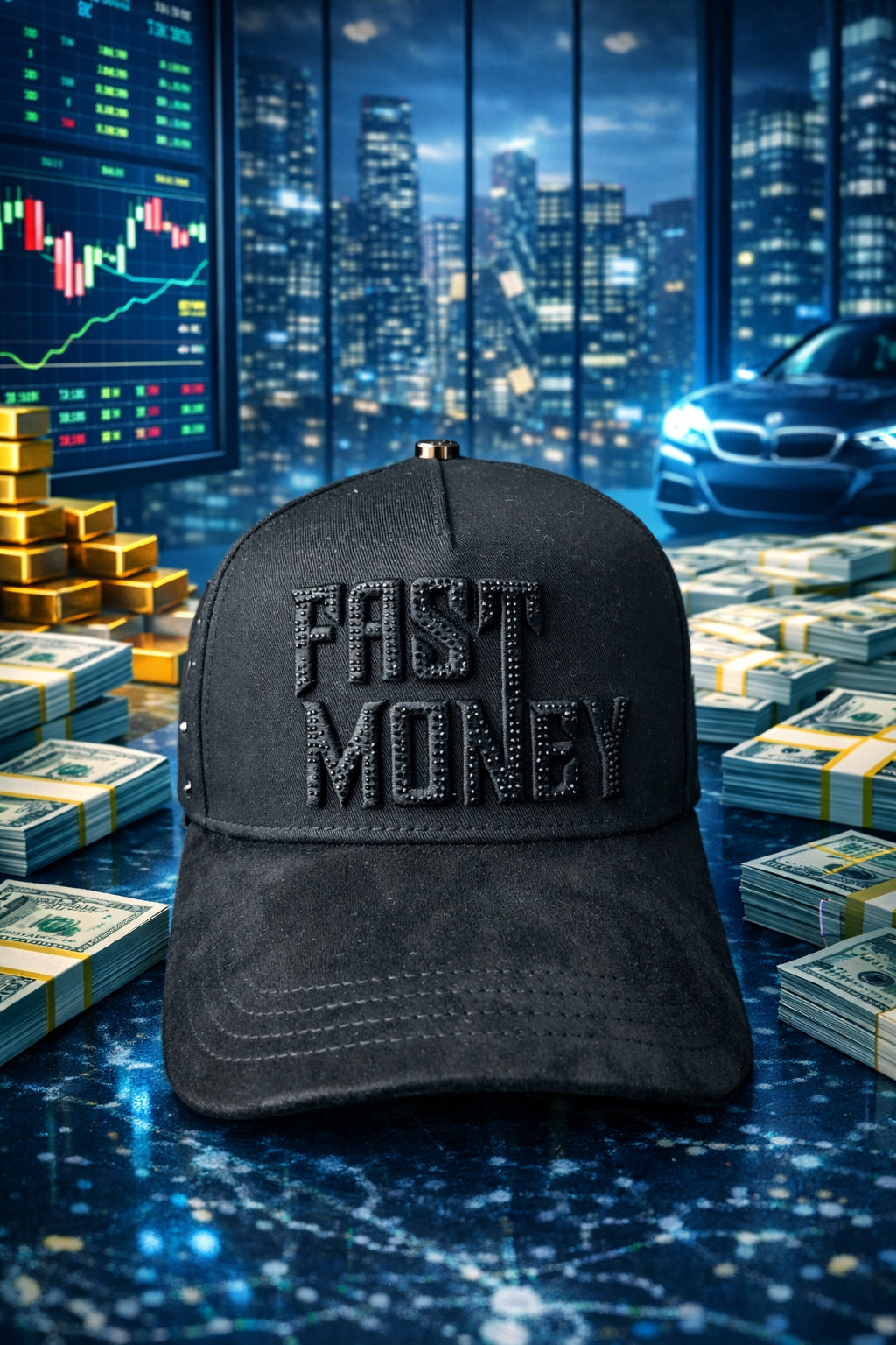 Gorra lujo discreto Fast Money